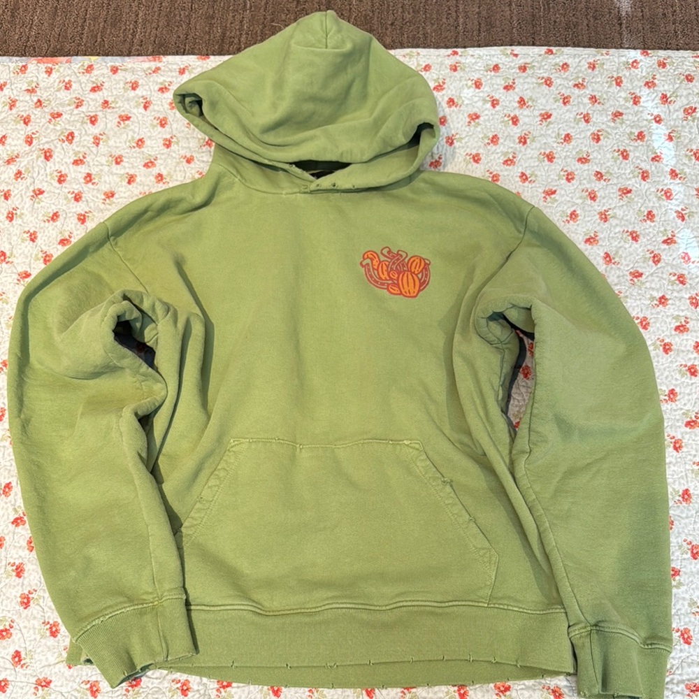 Twin Flames hoodie green western size large